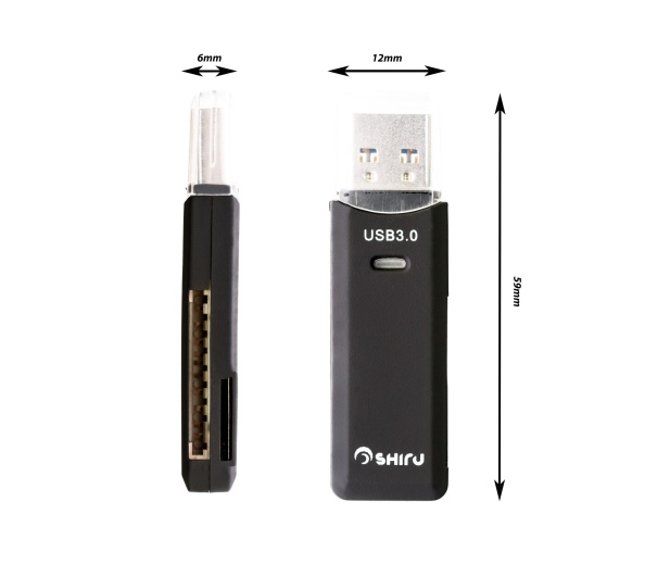 SHIRU SD, SDHC, MMC, RS-MMC (USB 3.0) - 248649 - zdjęcie 4